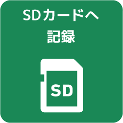 SDカードへ記録